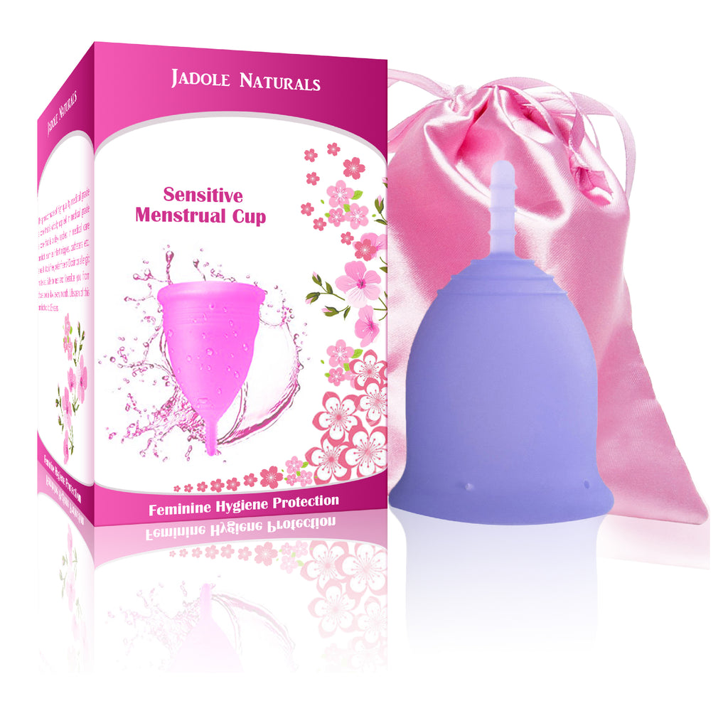 Reusable Menstrual Cup for women 2pcs with pouch